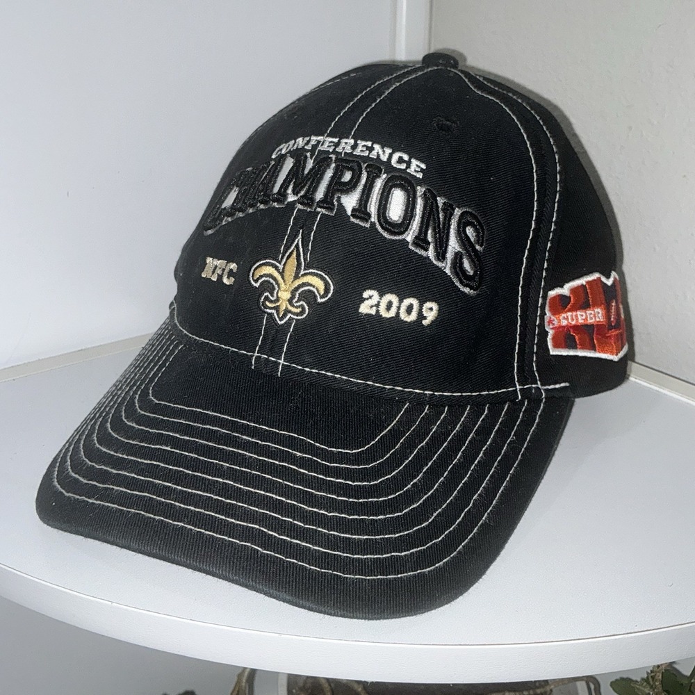 2009 New Orleans Saints NFC Champions Super Bowl XLIV Hat NWT